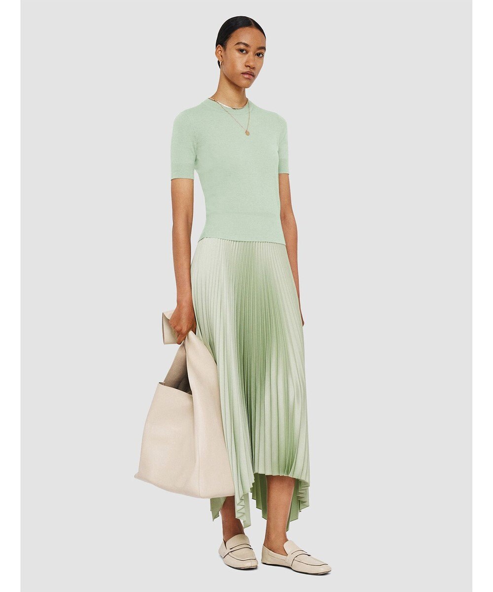 JOSEPH 【洗える】キャッシュエアー　ショートスリーブニット 