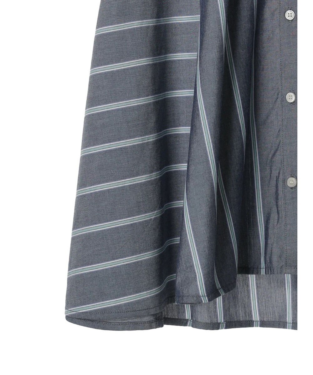 AMERICAN HOLIC 接触冷感フレンチスリーブ切り替えフレアブラウス 