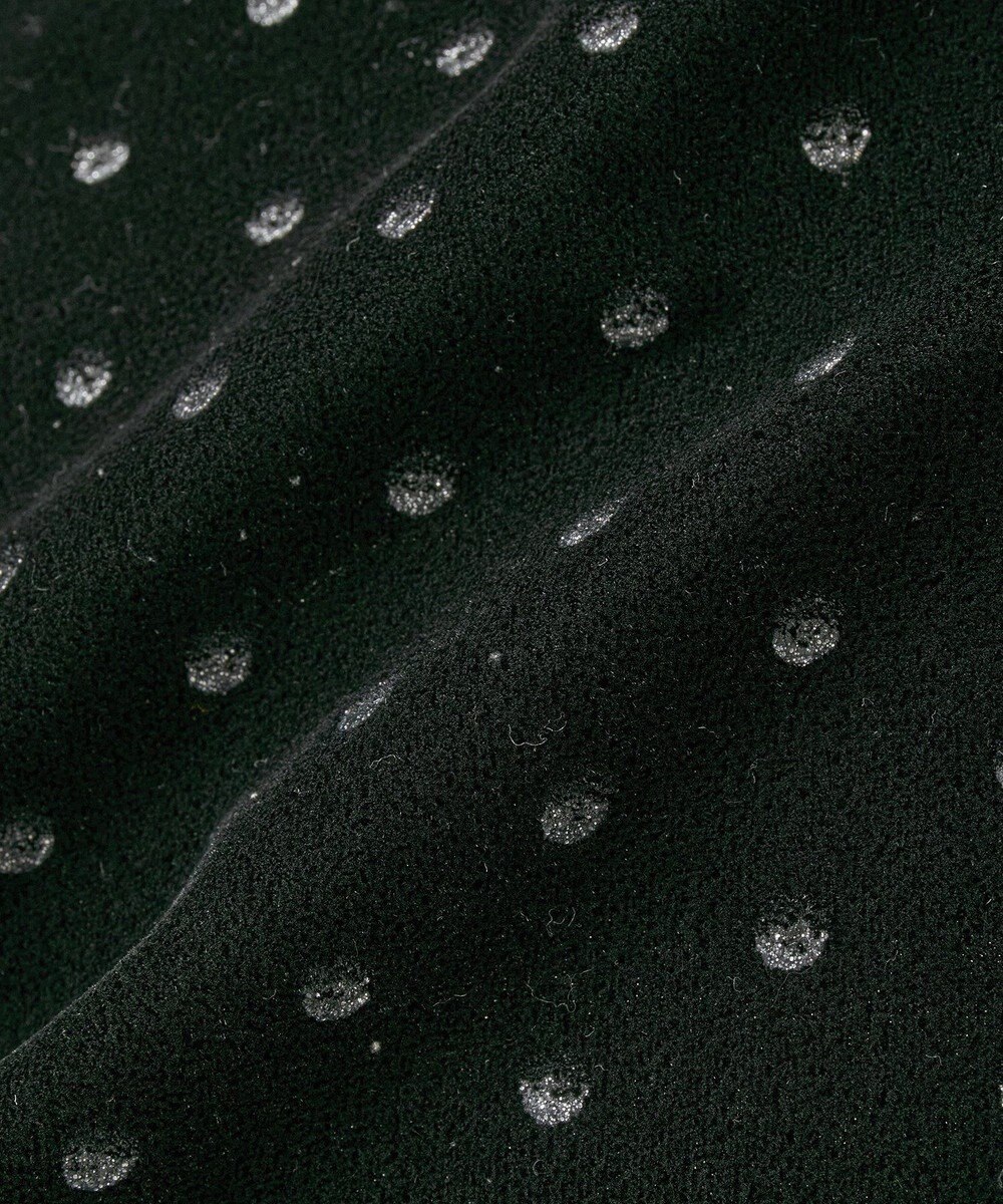 YECCA VECCA グリッタードットベロアオーバーキャミ 