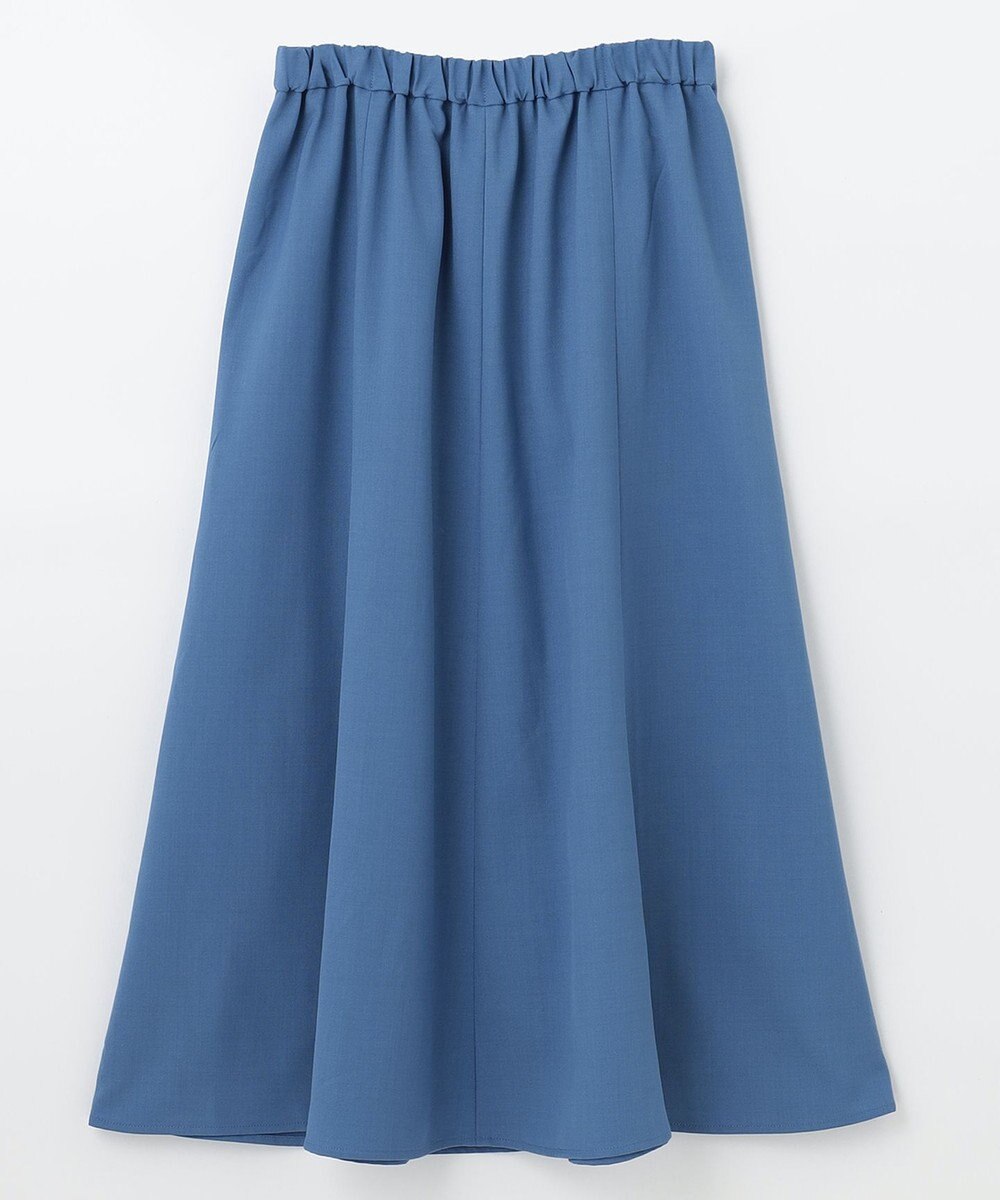 ANY リネンライクオックス フレアスカート 