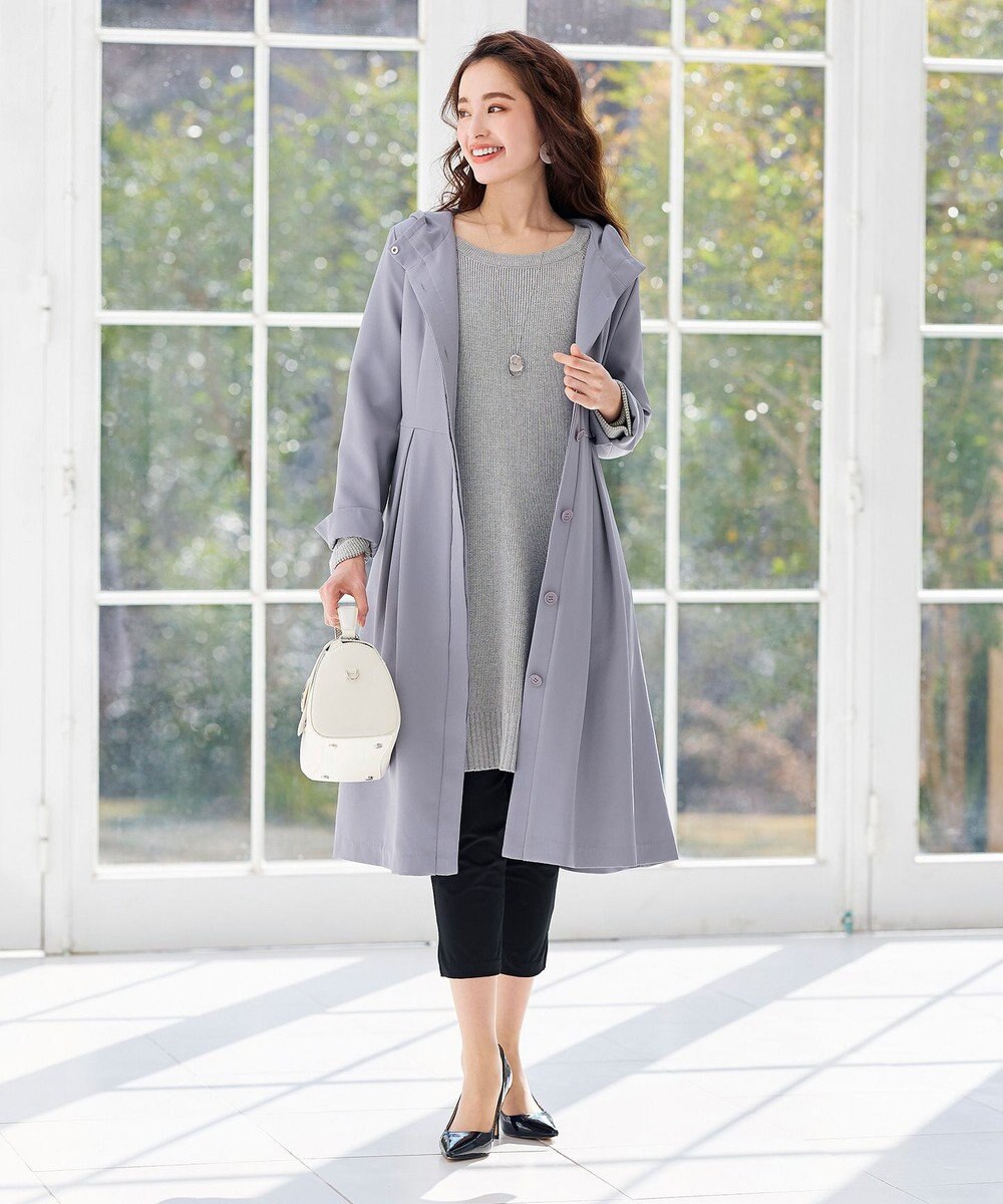 Tiaclasse L 【洗える】リラックス感のあるラグランスリーブニット 