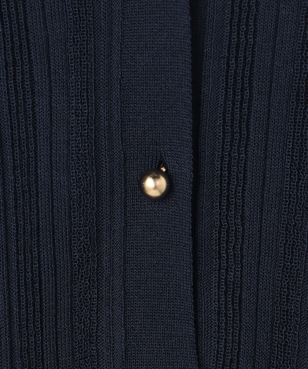BEIGE， GOVERNOR / シアーリブ スキッパーニット 