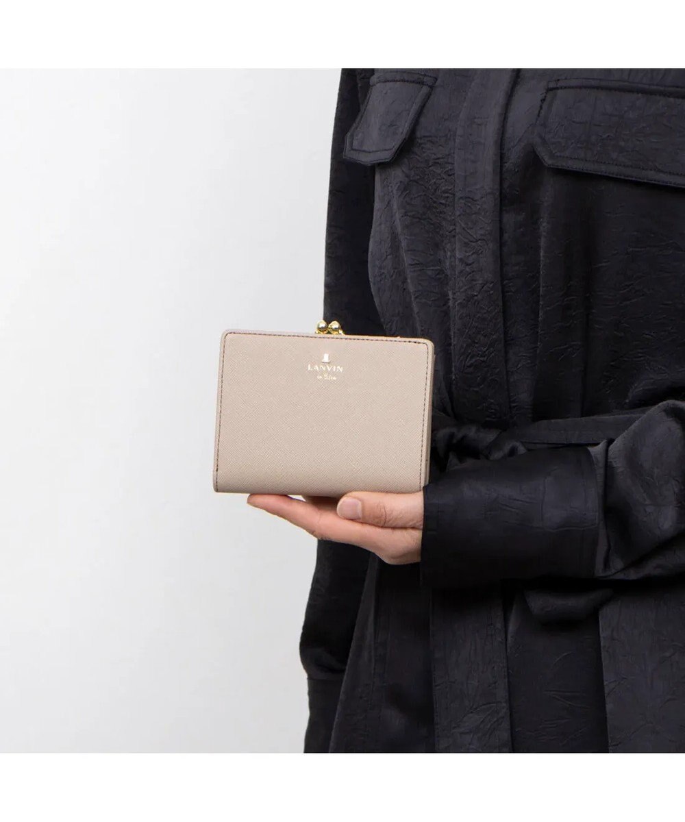 LANVIN en Bleu リュクサンブール 口金二つ折り財布 