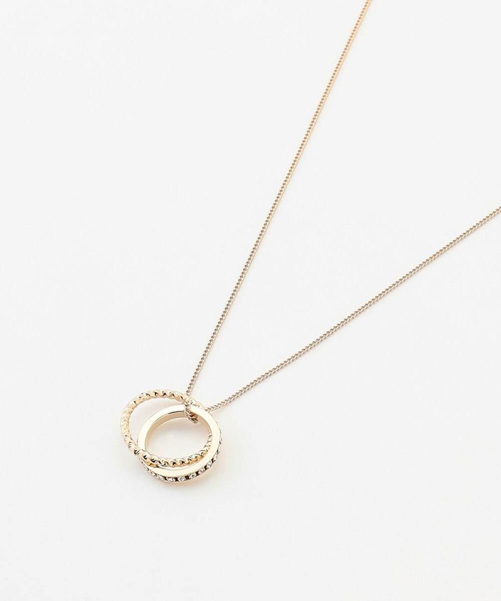 ANY SIS ダブルリング ネックレス 