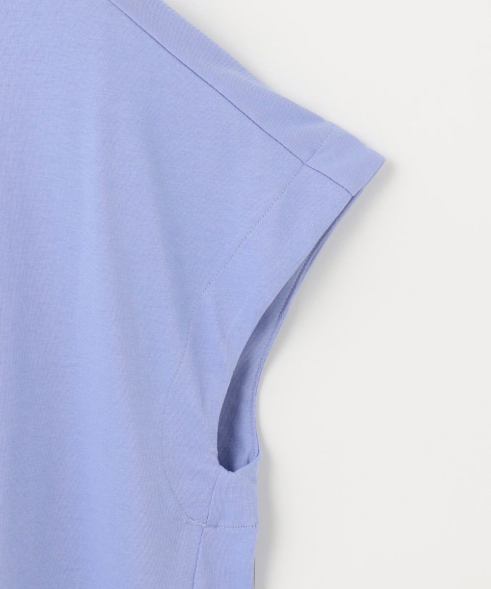 組曲 【汗ジミ防止・撥水】GIZAプレーティング天竺フレンチスリーブ カットソー 