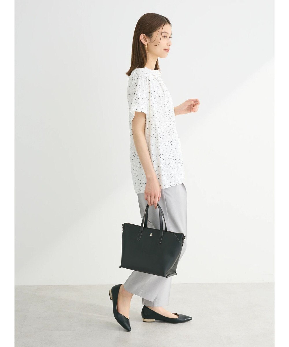 Green Parks ２ｗａｙ　フレンチスリーブ釦付ブラウソー 