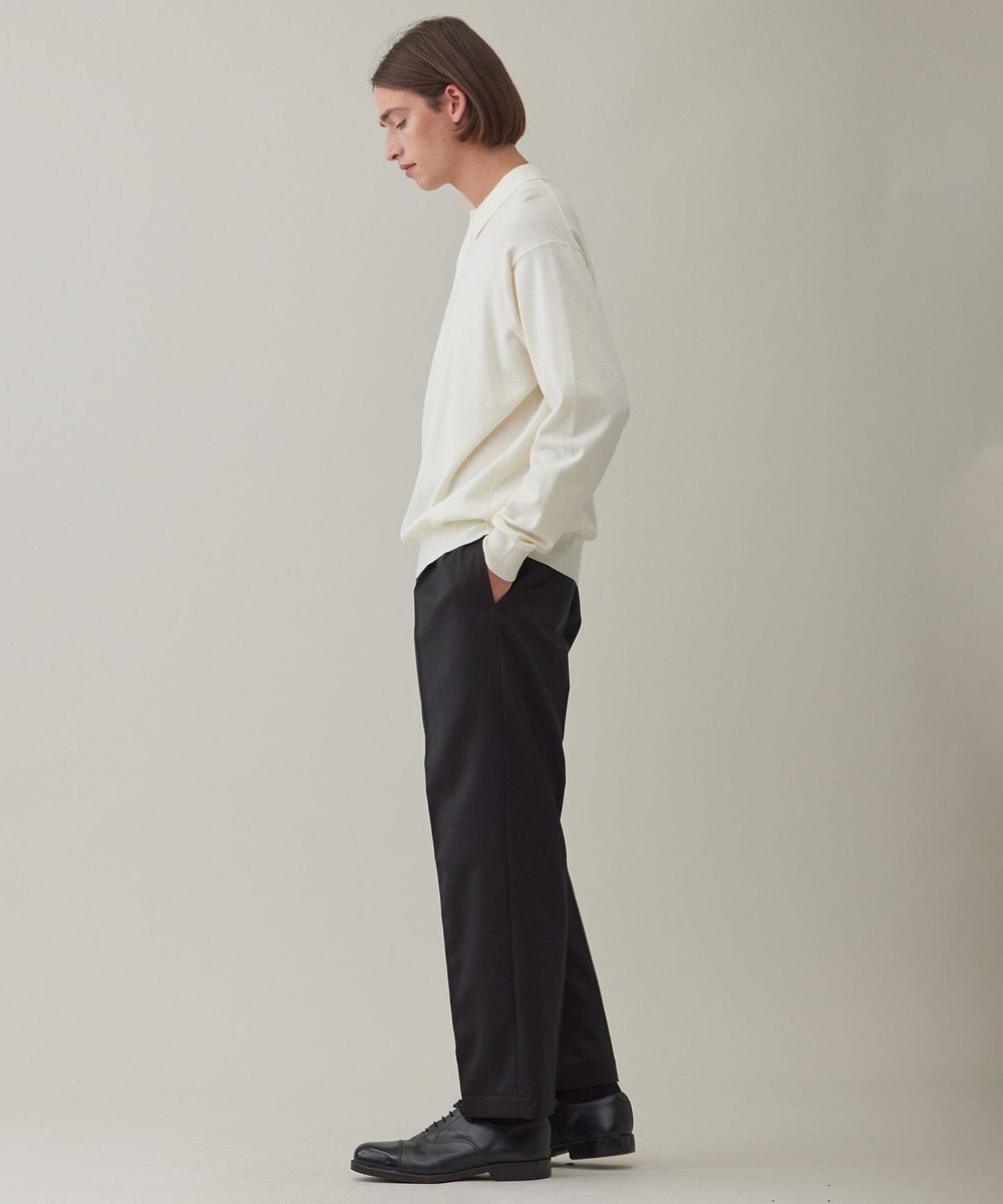 UNFILO MENS ウールライク ワイドパンツ 