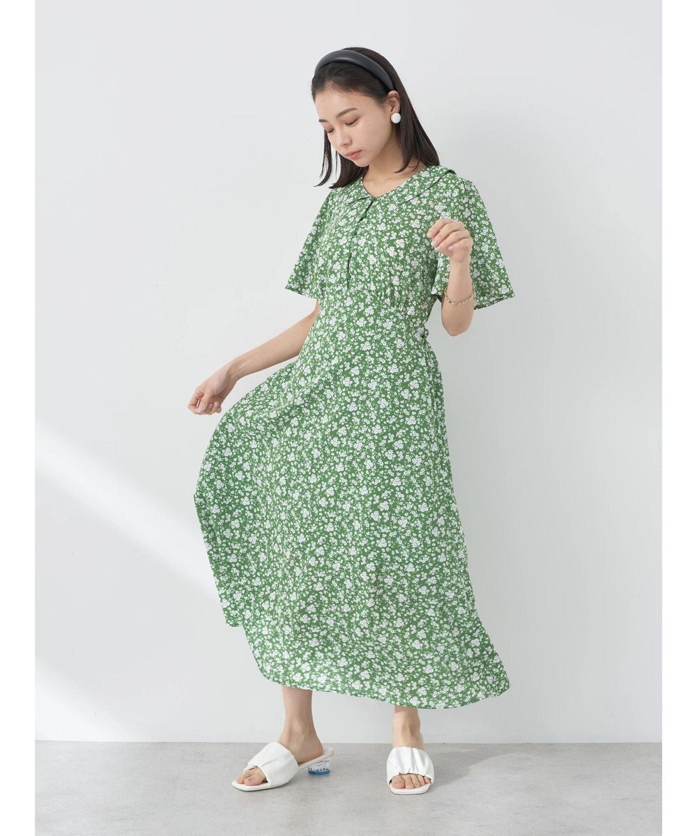 earth music&ecology ちょっとレトロなワンピース 