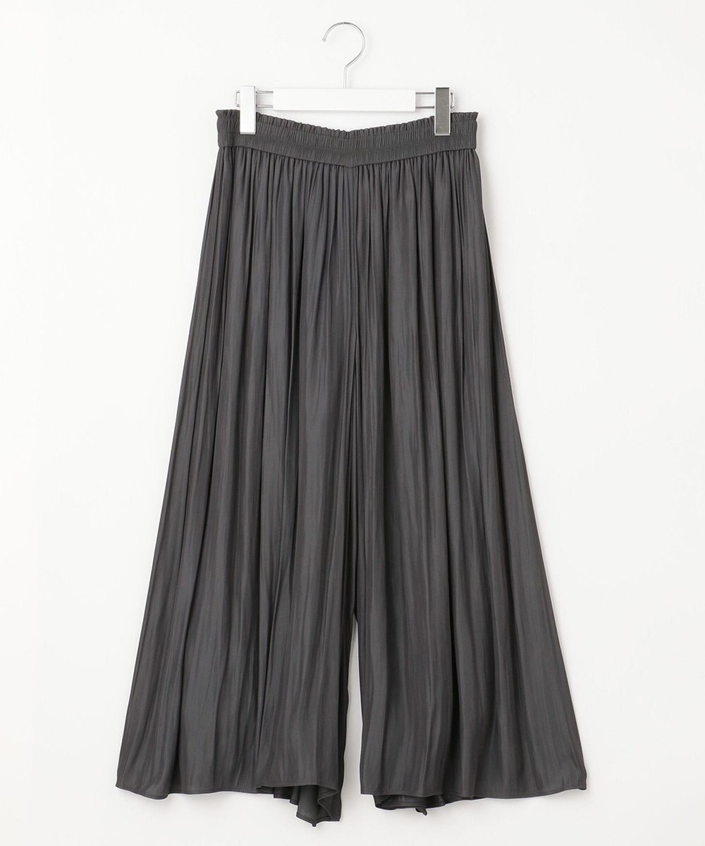 自由区 【WEB限定/洗える】ツイルギャザーパンツ 