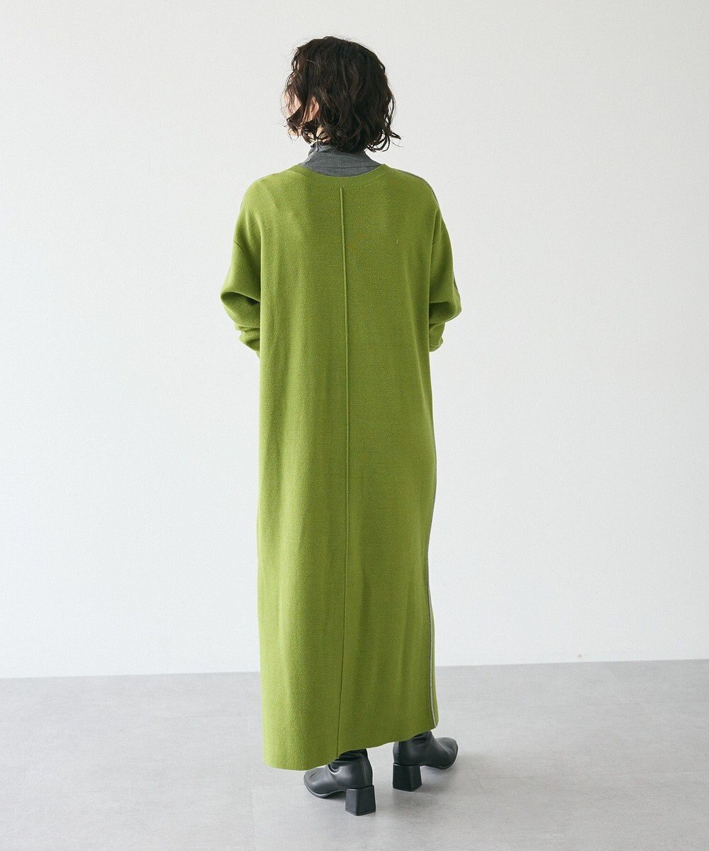 CRAFT STANDARD BOUTIQUE とてもちライン入りニットワンピース 