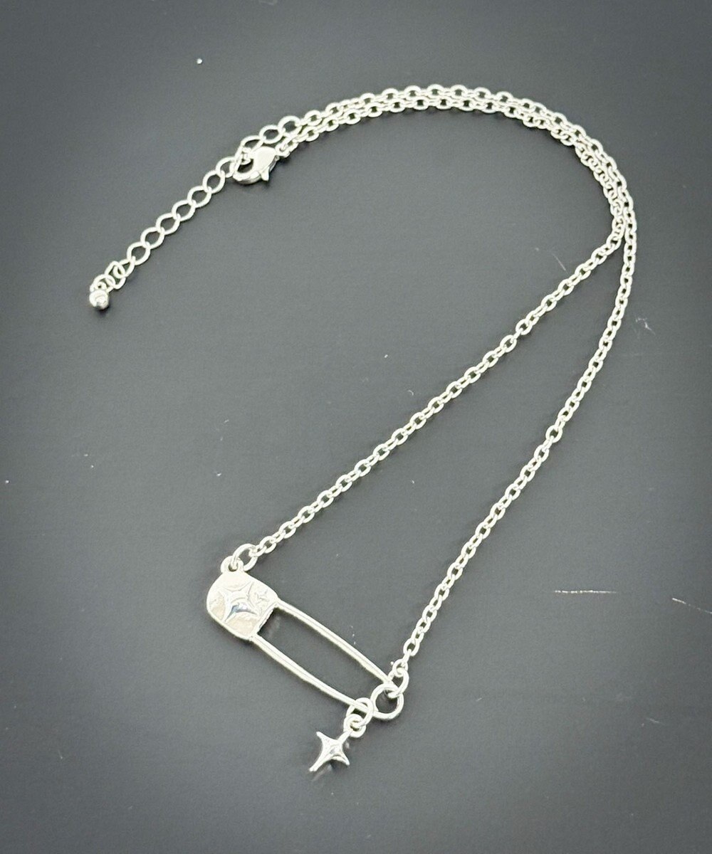 WEGO Lスセーフティピンモチーフネックレス 