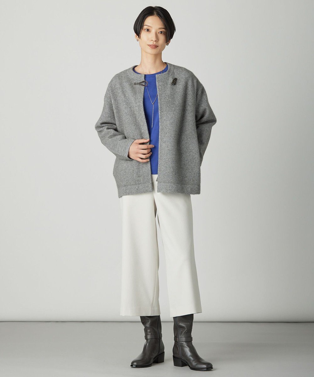 J.PRESS LADIES 【WEB限定カラーあり】ツムギートflannel クロップド パンツ 