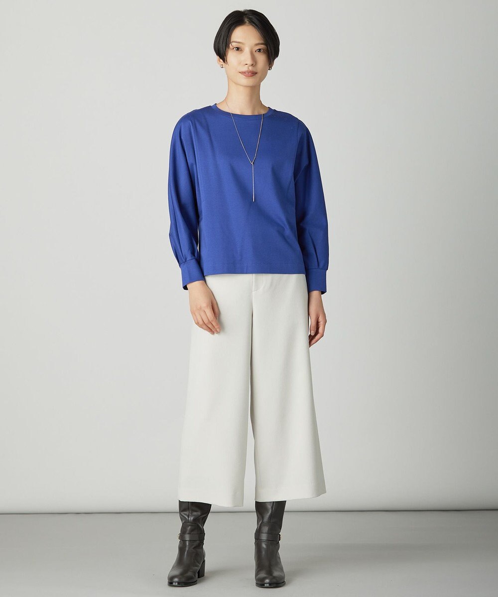 J.PRESS LADIES 【WEB限定カラーあり】ツムギートflannel クロップド パンツ 