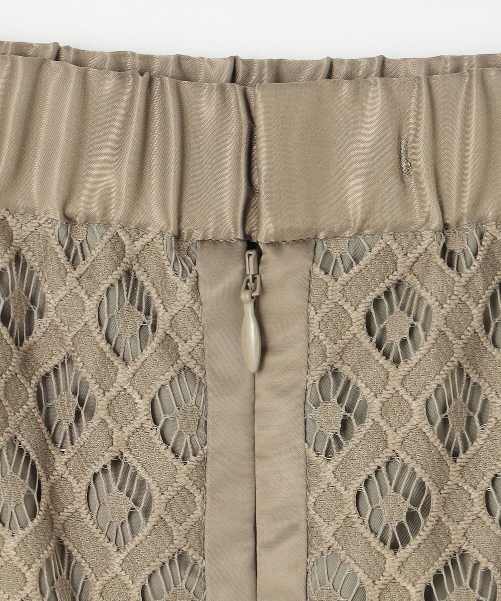 自由区 【SHIHOさん着用・こだわり素材】パネルレース スカート 