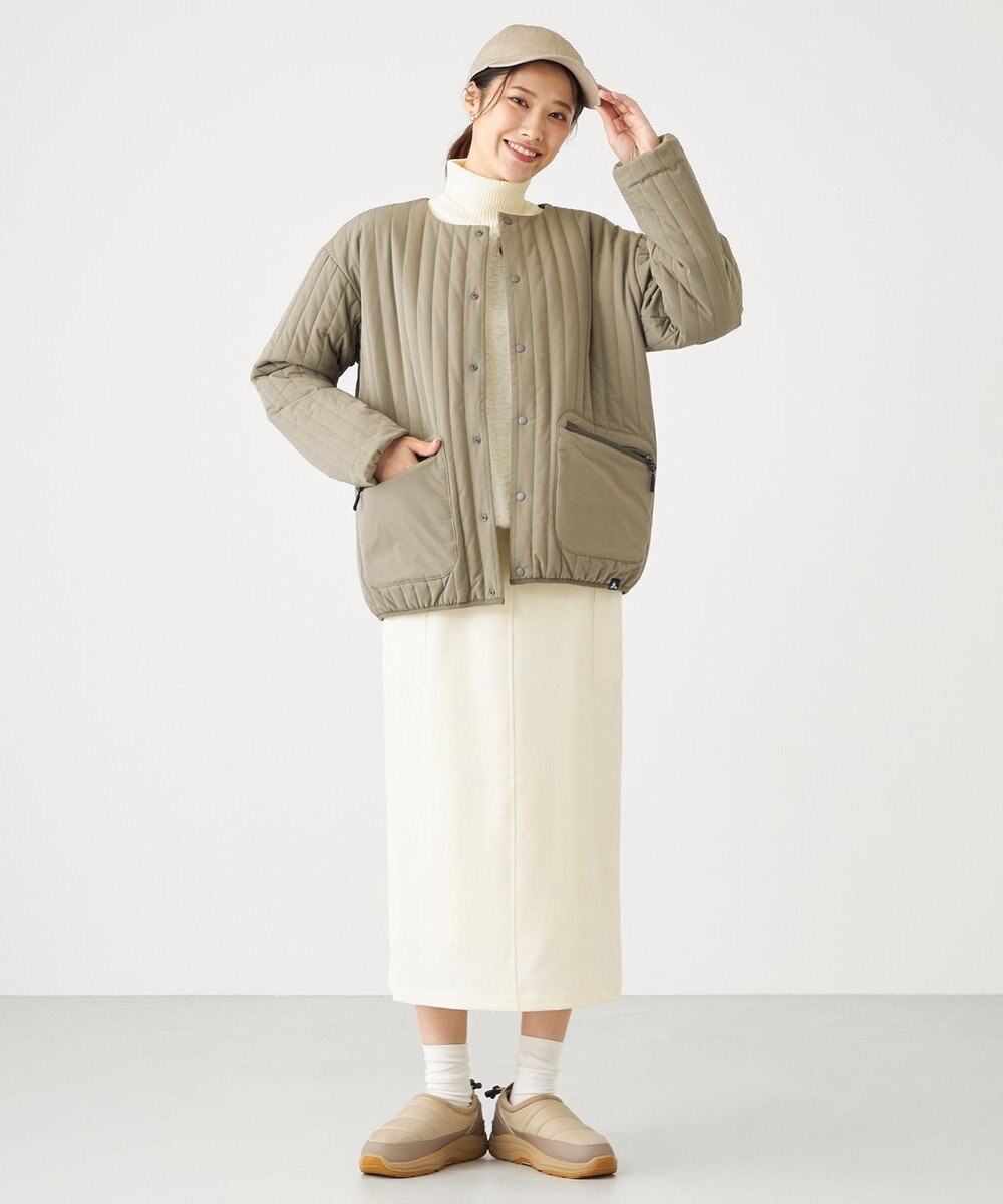 SHARE PARK LADIES フラップポケットタイトスカート 