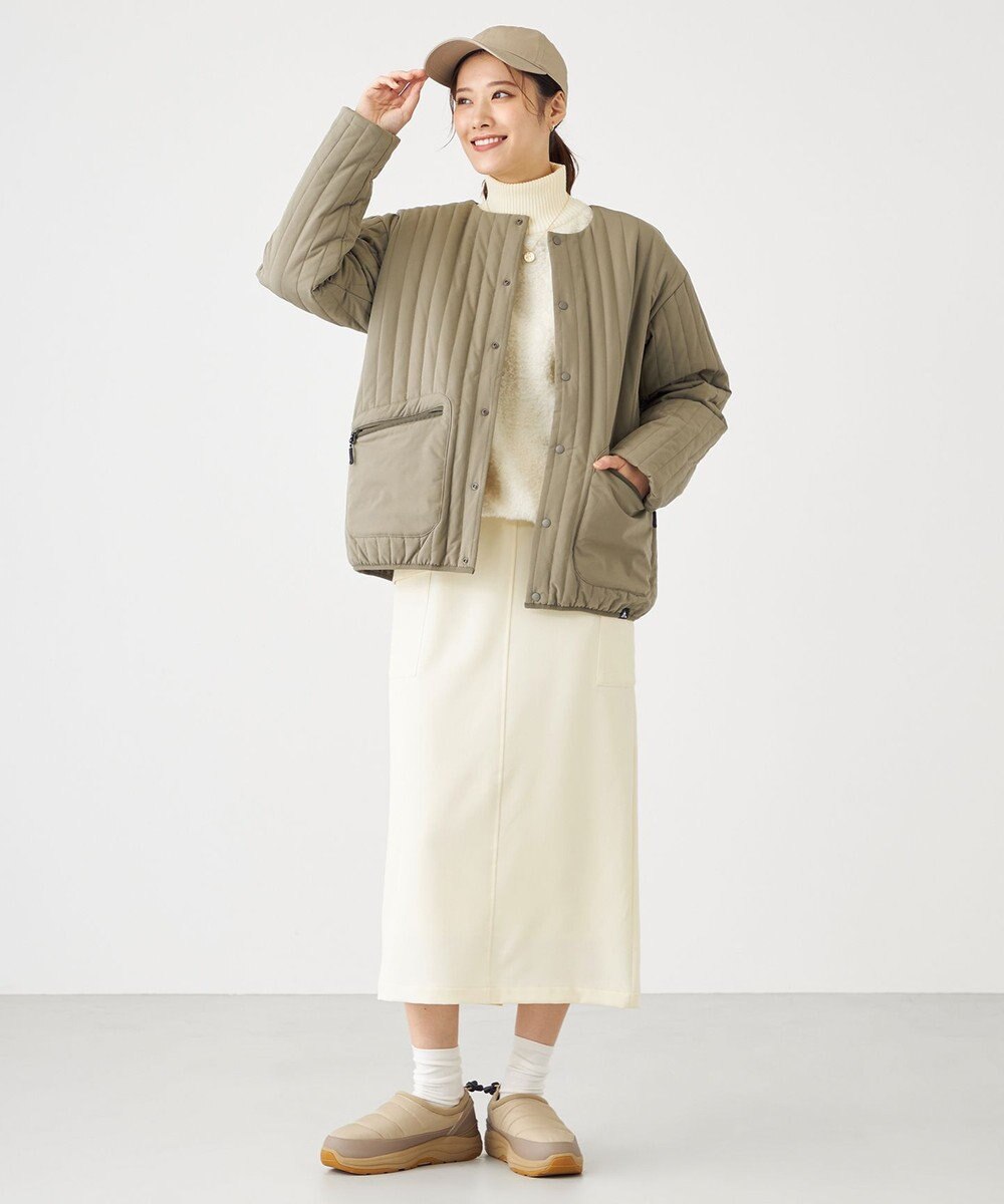 SHARE PARK LADIES フラップポケットタイトスカート 