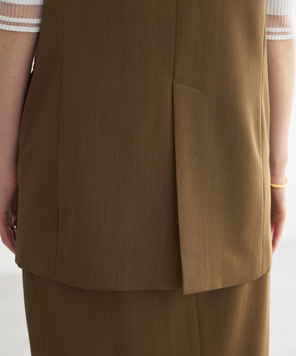 YECCA VECCA ドライタッチ金釦テーラードジレ 