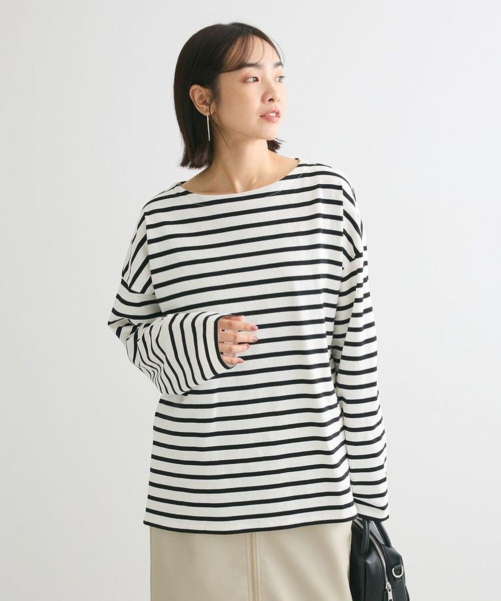 Green Parks ボーダーゆるチュニック 
