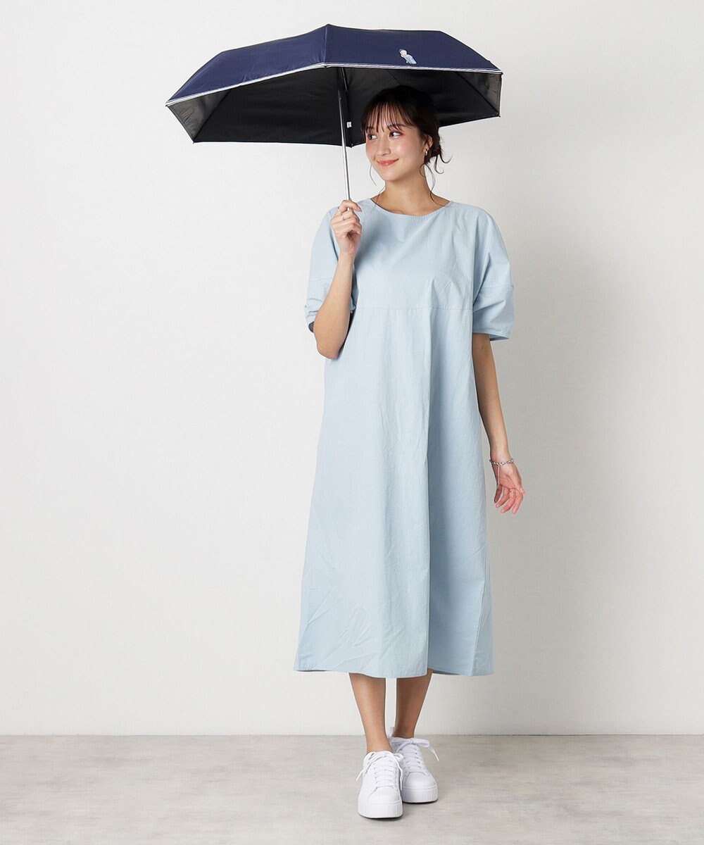 MOONBAT 【WEB限定】 POLO RALPH LAUREN（ポロ ラルフローレン） 晴雨兼用日傘 ワンポイントポロベア プリント 折りたたみ傘 ポーチタイプ 1級遮光/遮熱/遮光 