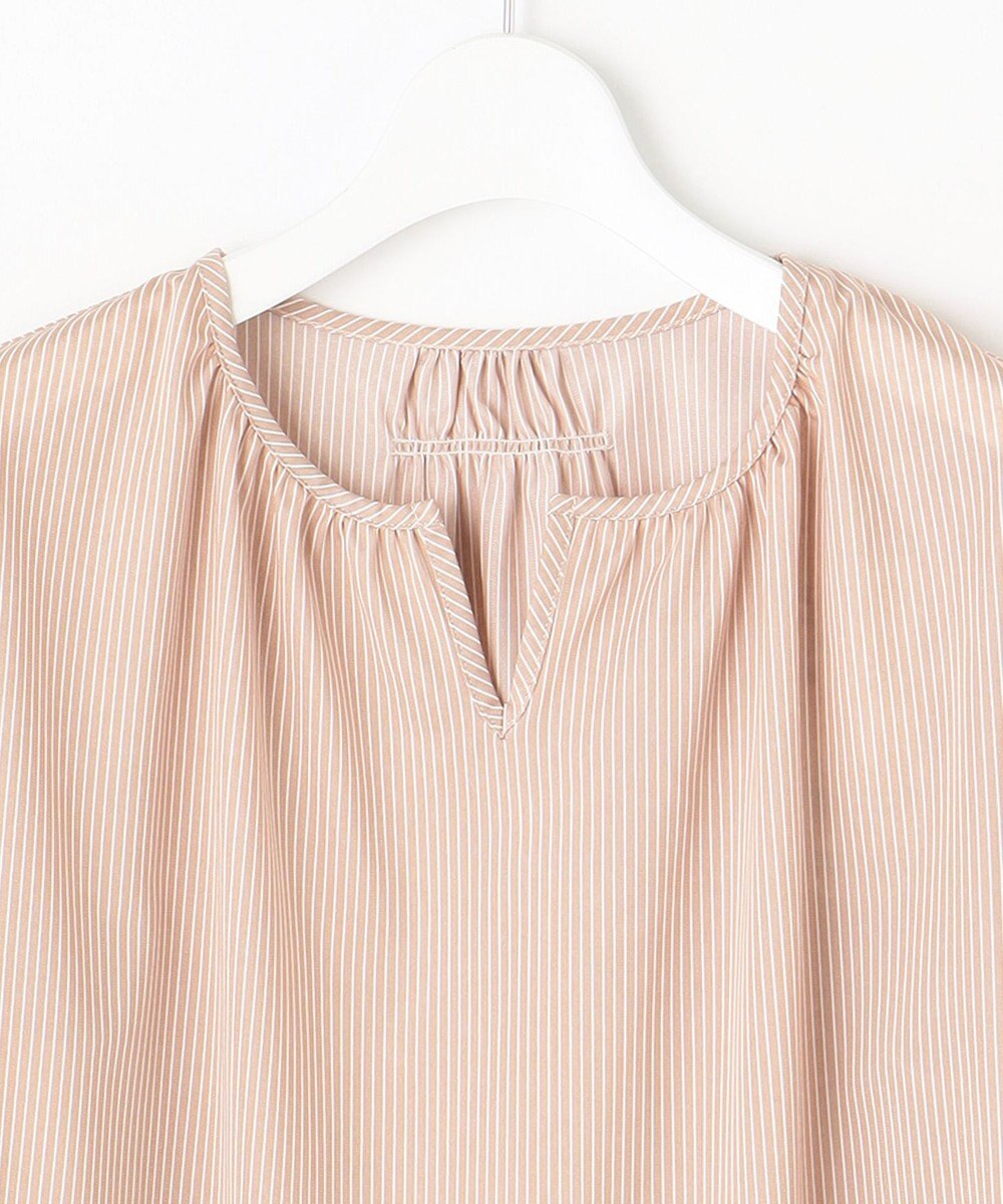 J.PRESS LADIES S 【WEB限定カラーあり・洗える・イージーケア】 アーネストストライプ スリットネック カットソー 