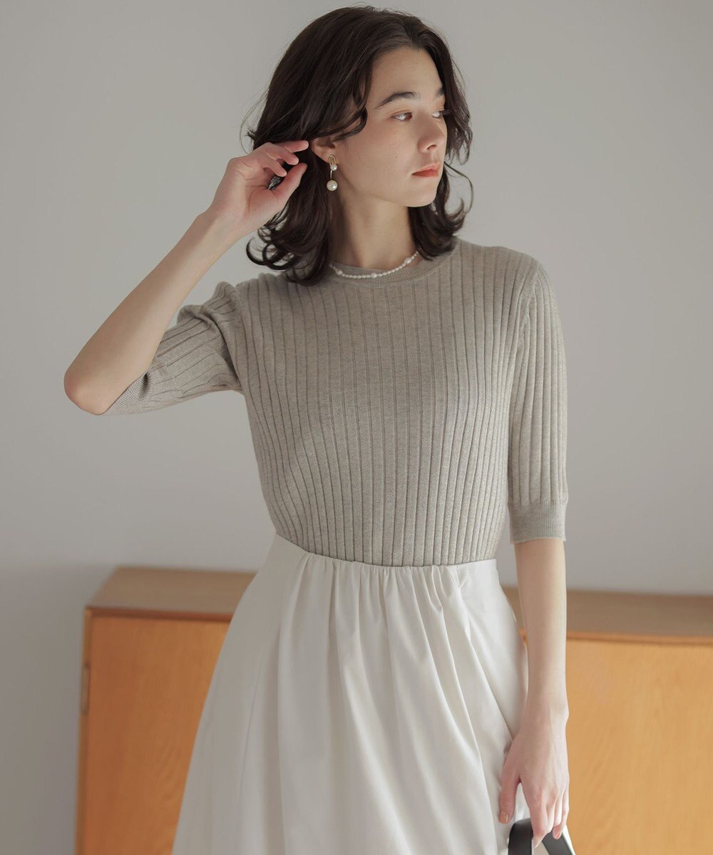 組曲 S 【ご好評につき追加販売 / 新色追加】ラメアンサンブル ニット 