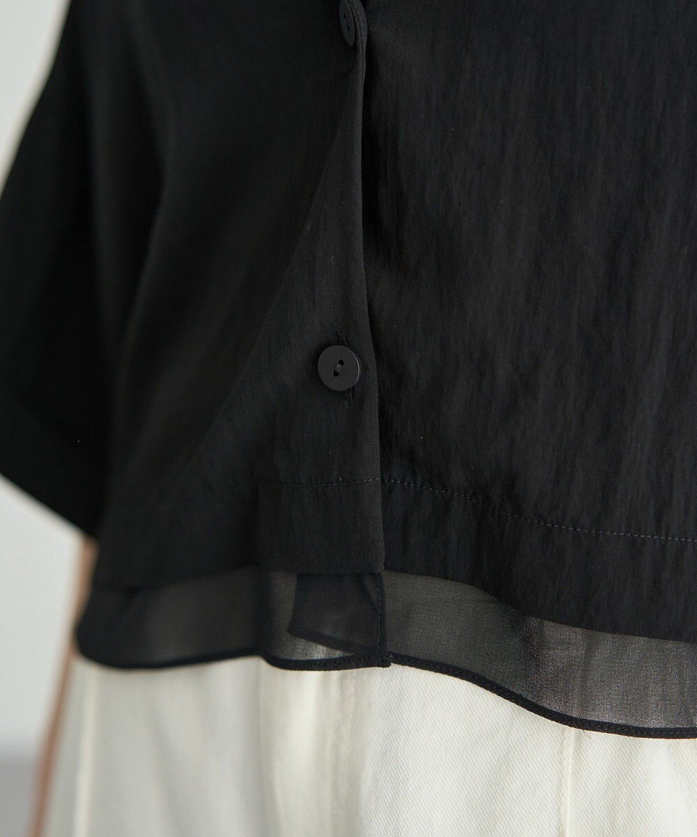 YECCA VECCA 【接触冷感】クロップドデザインジャケット② 