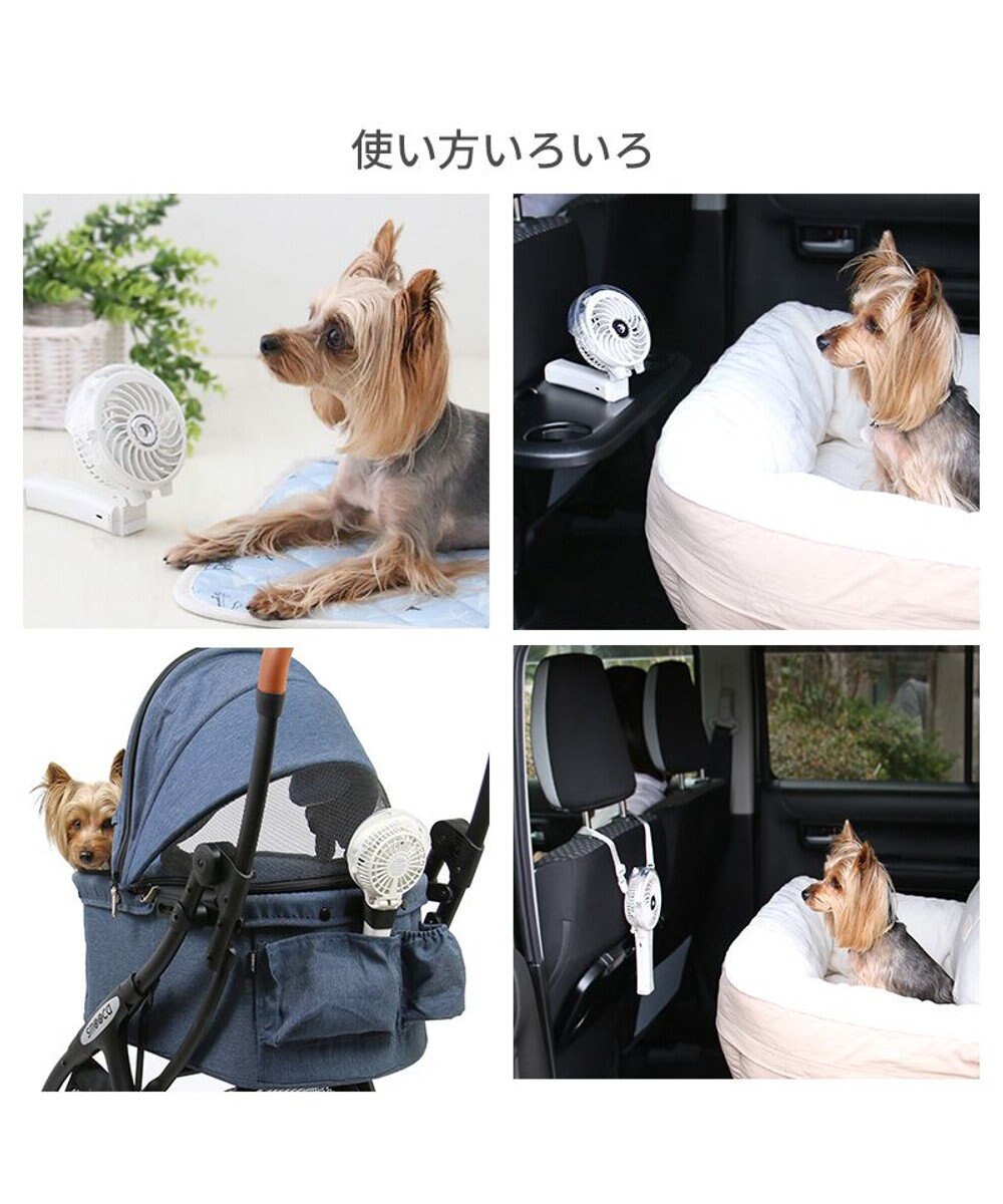 PET PARADISE 〔2024年モデル〕 ミスト ハンディファン ホワイト 