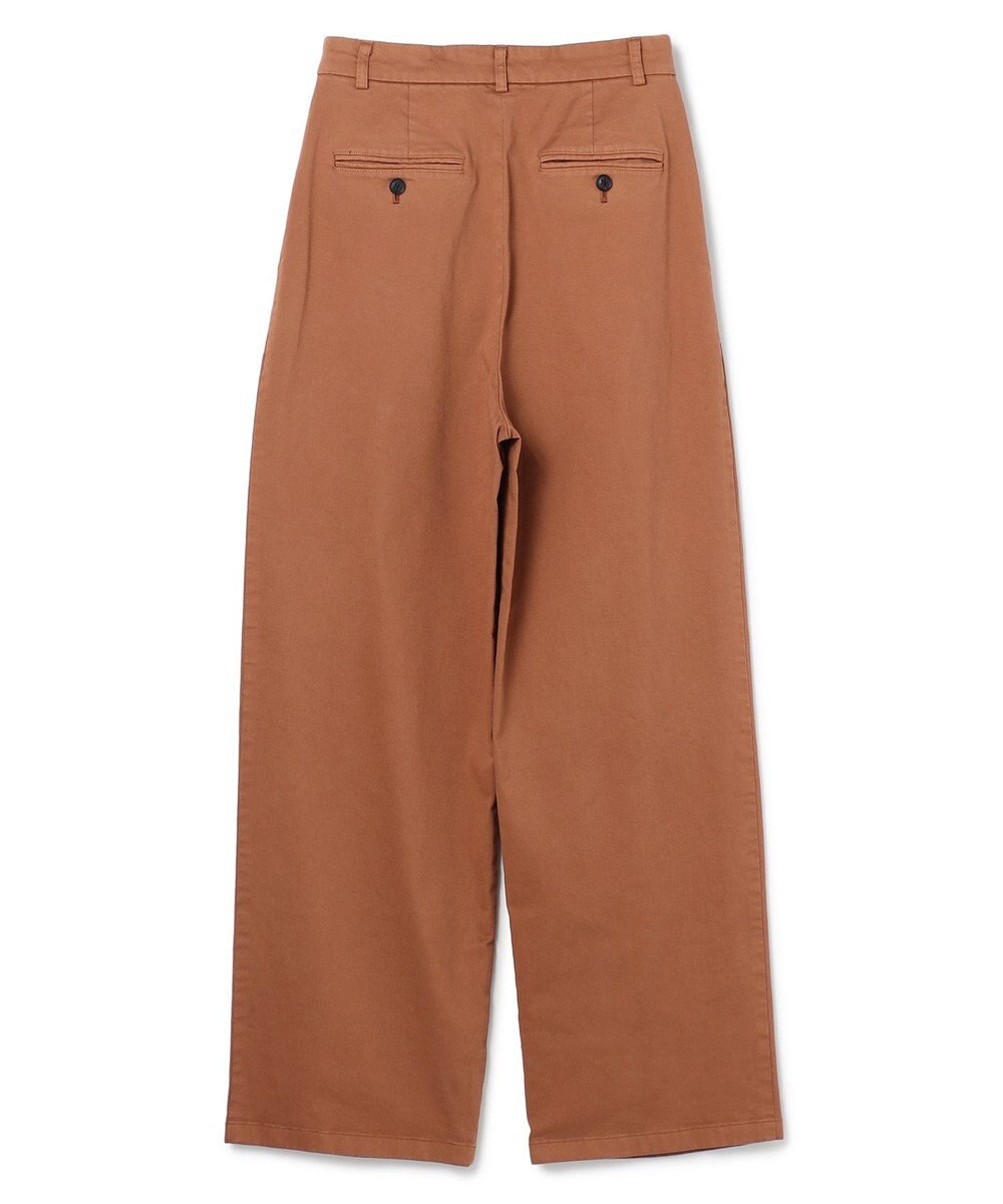 BEIGE， 【洗える・Oggi 11月号掲載】HAMLIN / コットンストレッチ2タックワイドパンツ 