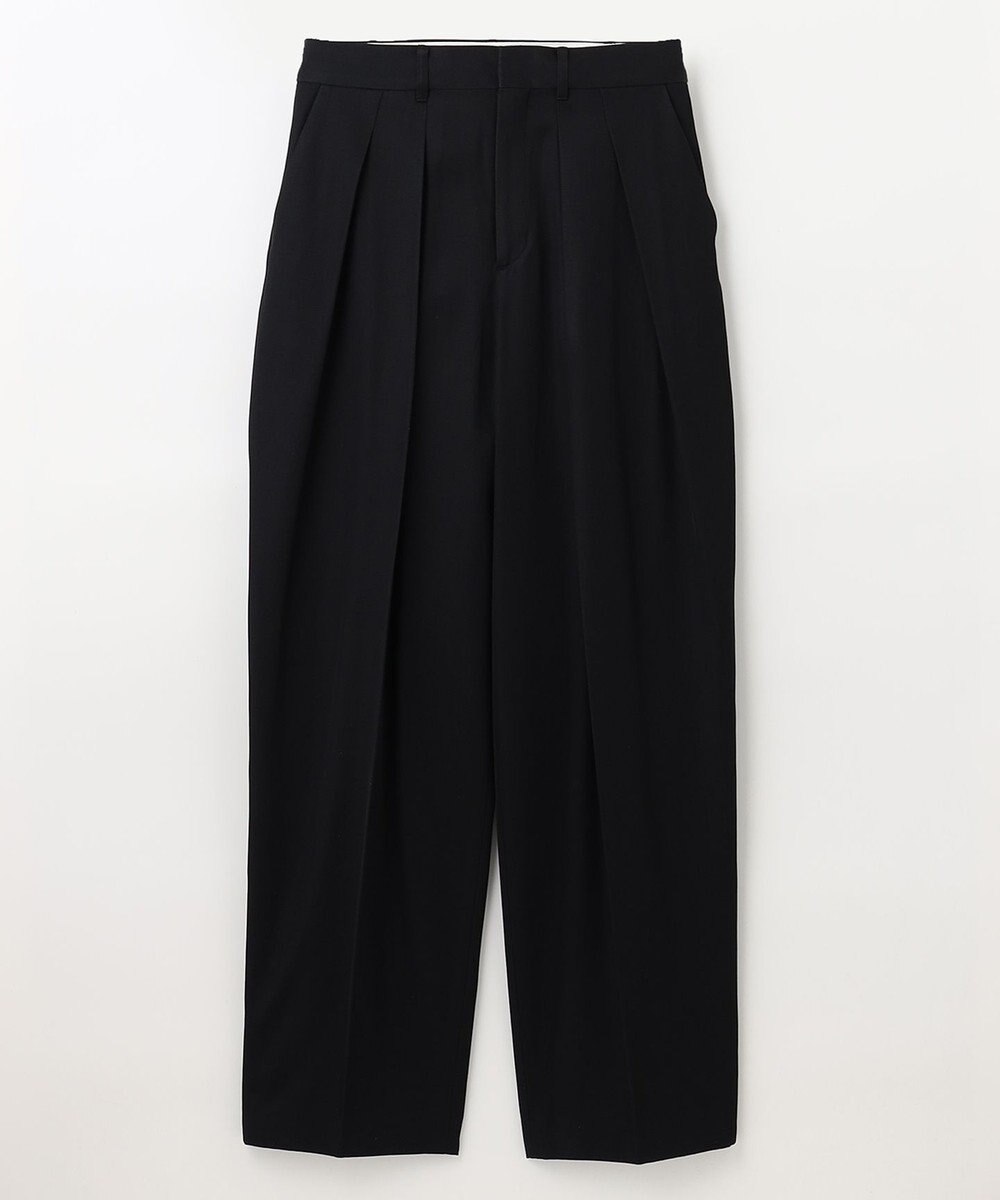 NAVE 【Nave　洗える】バルキーツイル   タックパンツ 