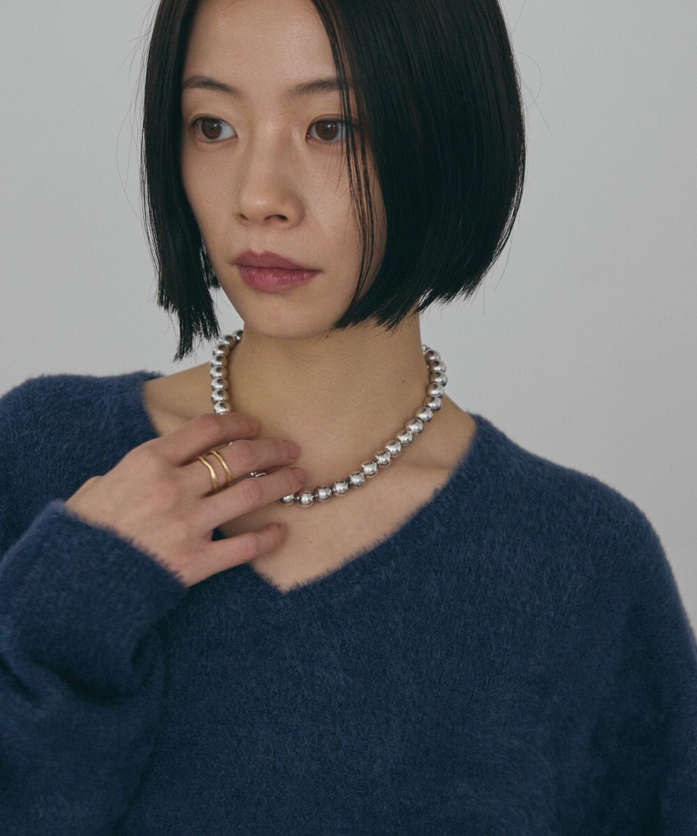 AMERICAN HOLIC メタルボールショートネックレス 