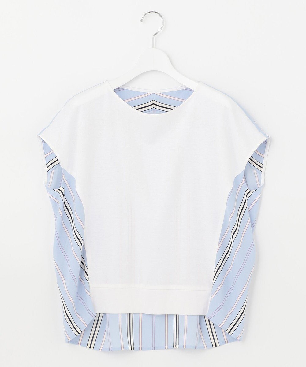 自由区 L 【WEB限定】ランダムストライプ セットアップワンピース 