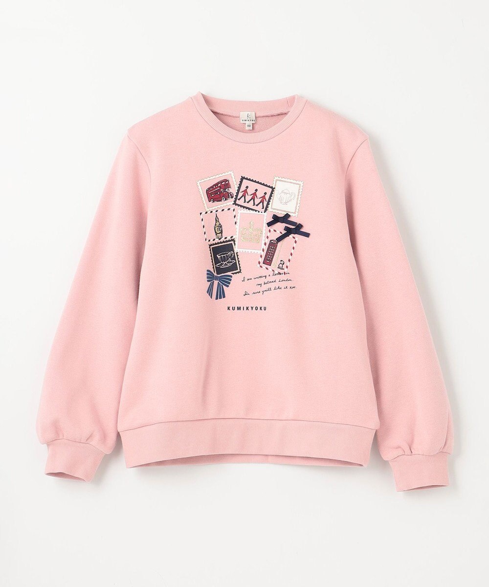 組曲 KIDS 【150-160cm】ロンドンスタンプ トレーナー 