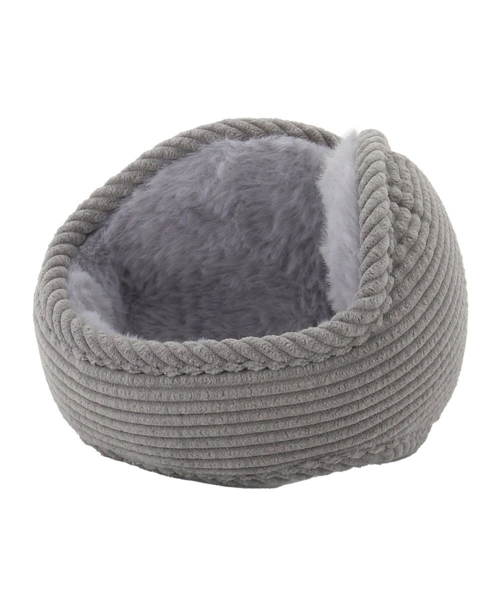 MOONBAT FURLA(フルラ) コーデュロイ×ファー バックアームイヤマフ 