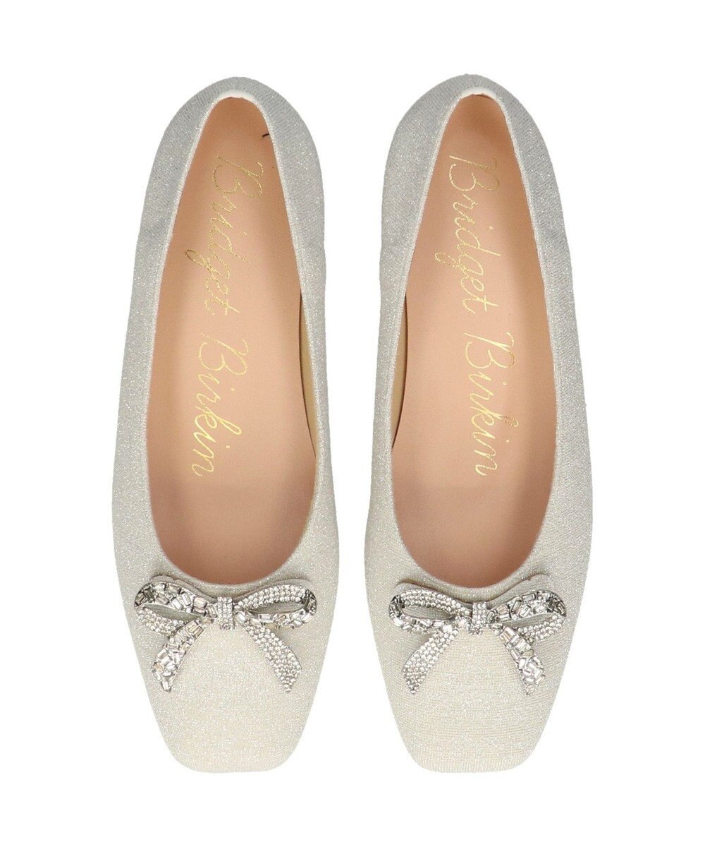 Bridget Birkin 【Bridget Birkin】ビジューリボンラメパンプス 