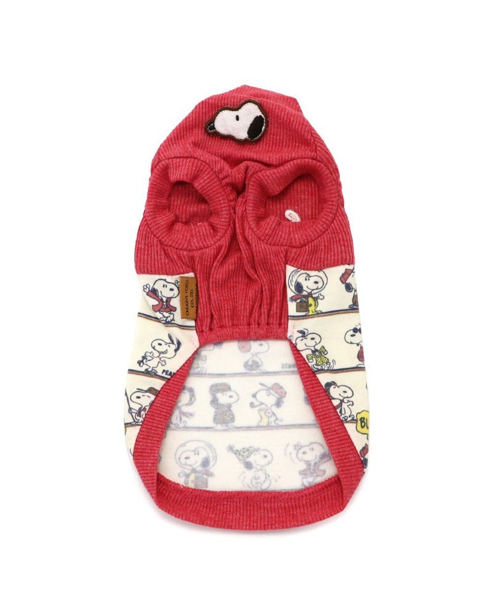 PET PARADISE スヌーピー パッチ付き タンクトップ 《レッド》【小型犬】 