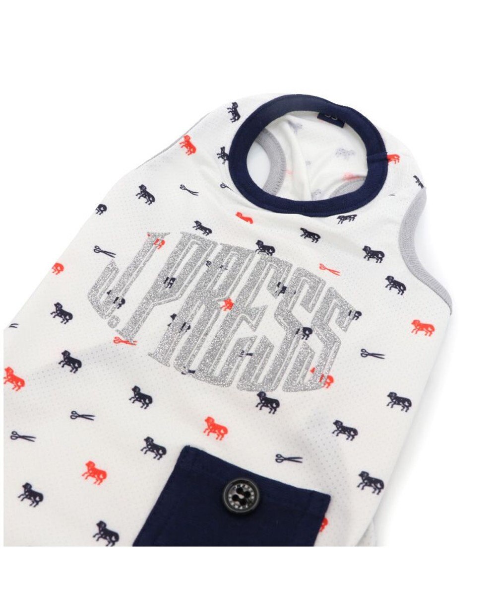 PET PARADISE J.PRESS エコメイド タンクトップ 《羊柄 ネイビー》 小型犬 