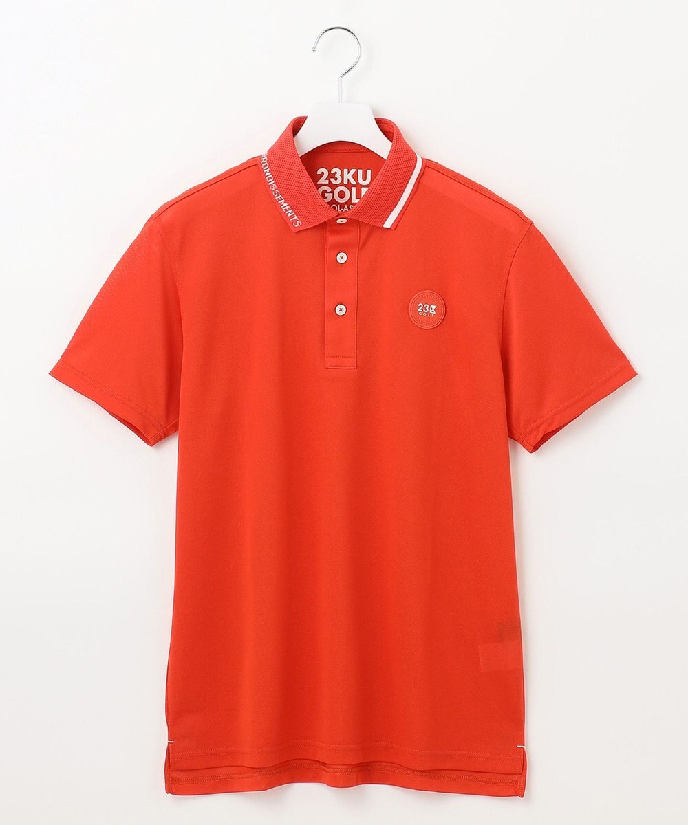 23区GOLF 盛夏対応のマルチ機能【接触冷感・UVケア・吸水速乾】【MEN】カノコシャツ 