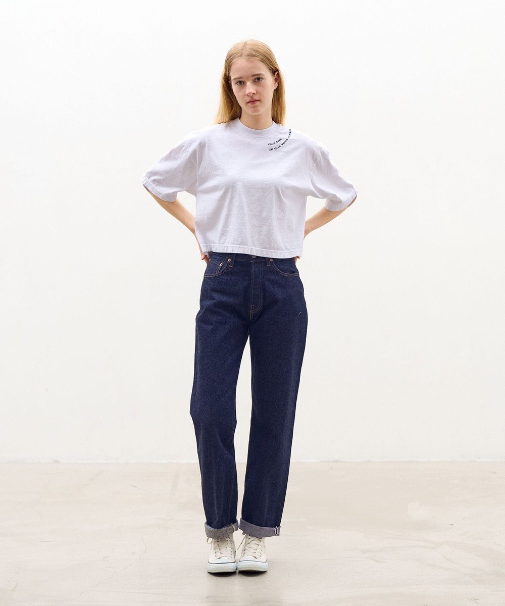 LENO EMBROIDERY  T-SHIRT / 刺繍Tシャツ 