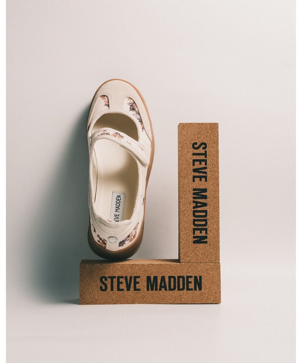 STEVE MADDEN OSLO フラワープリント メリージェーンスニーカー 