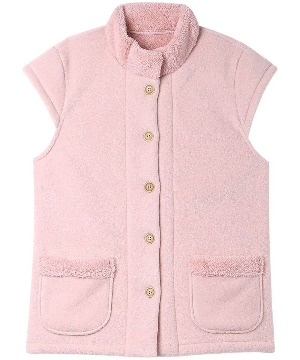 Wing ベスト フリース素材 あったか 冬 3分袖 レディース EX2071 ウイング／ワコール 