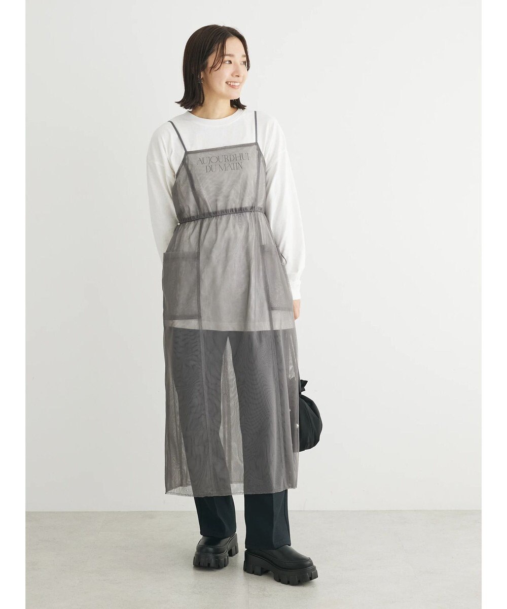 Green Parks ・ＥＬＥＮＣＡＲＥ　ＤＵＥ　チュールドロストキャミワンピ 