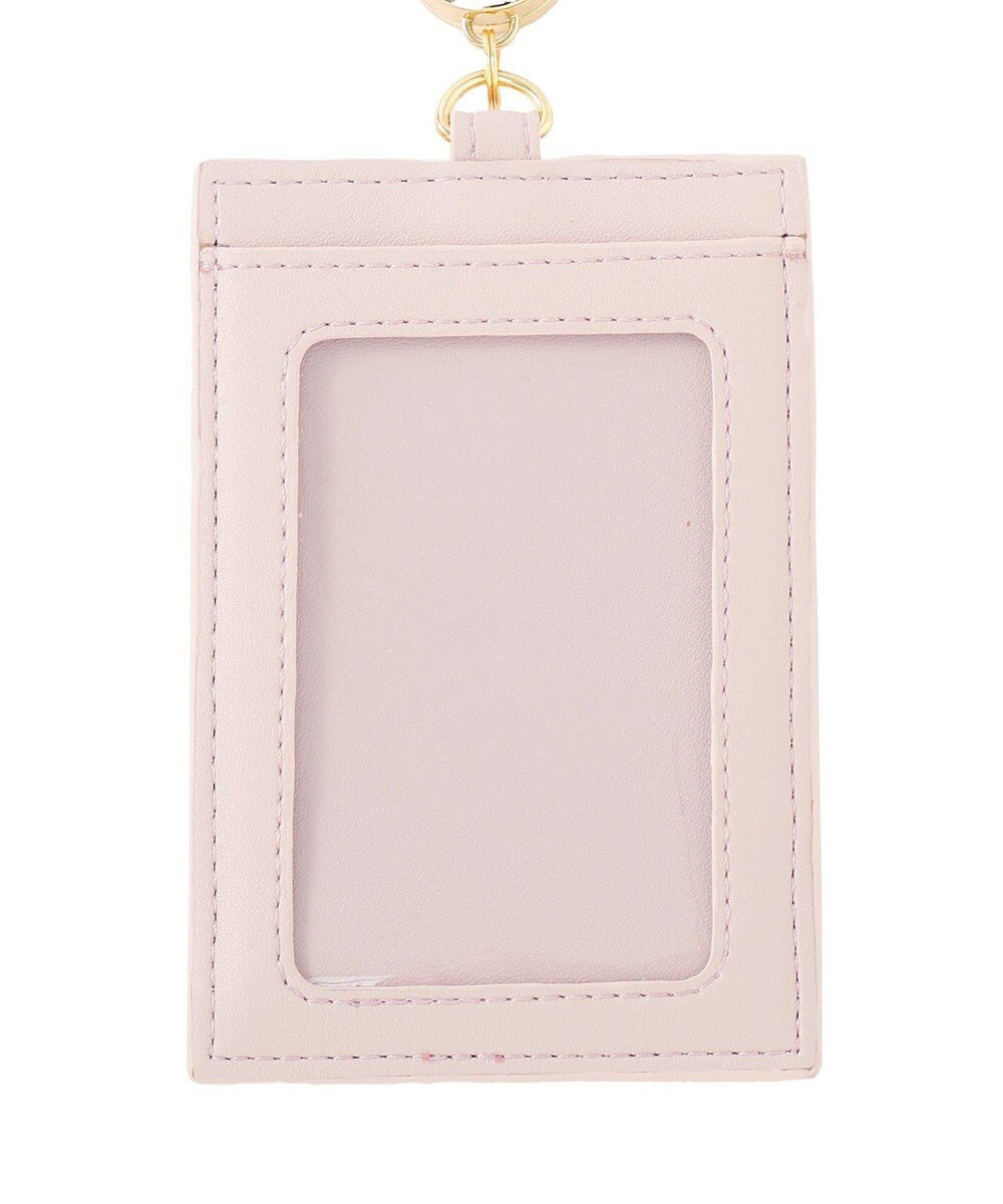 Maison de FLEUR リール付きフラワーガーデン柄パスケース 