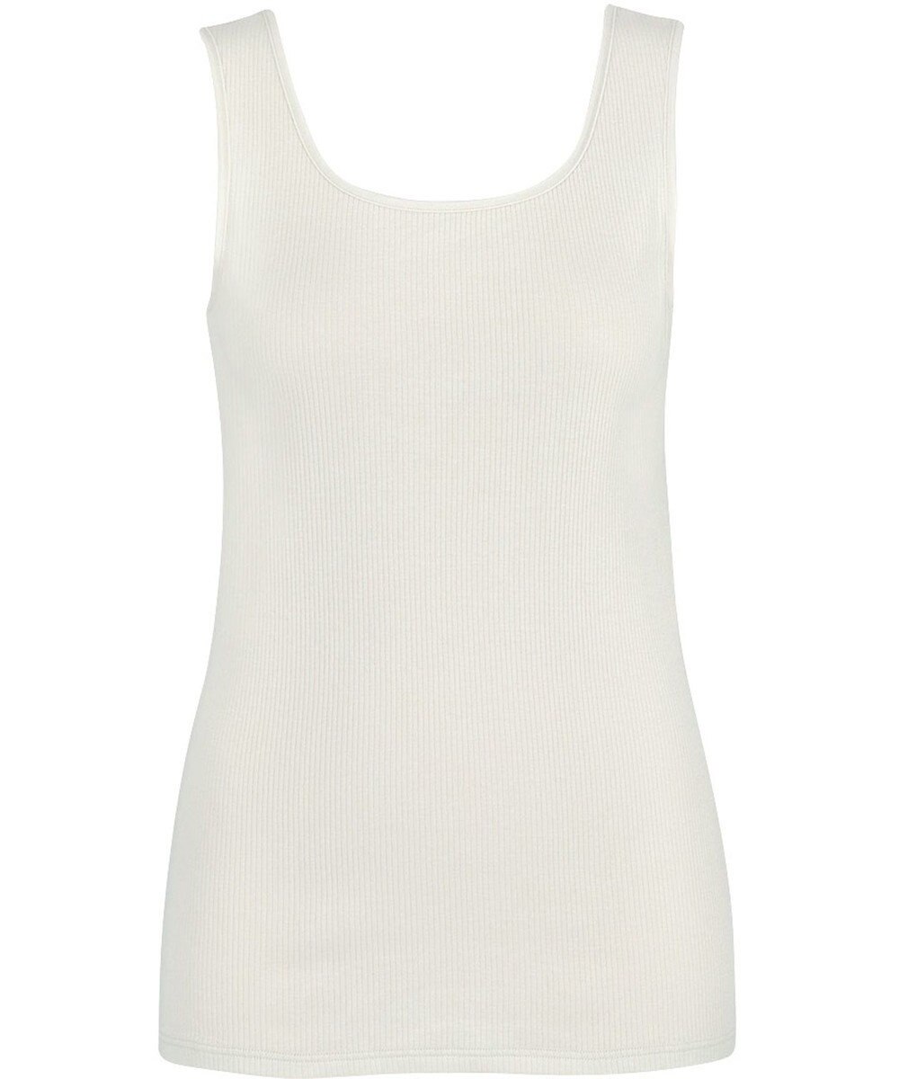 Wing インナー オーガニックコットン100％(身生地) ブラがひびきにくい 【綿の贅沢 オーガニック リブタイプ】 ノースリーブ タンクトップ EL1161 ウイング／ワコール 