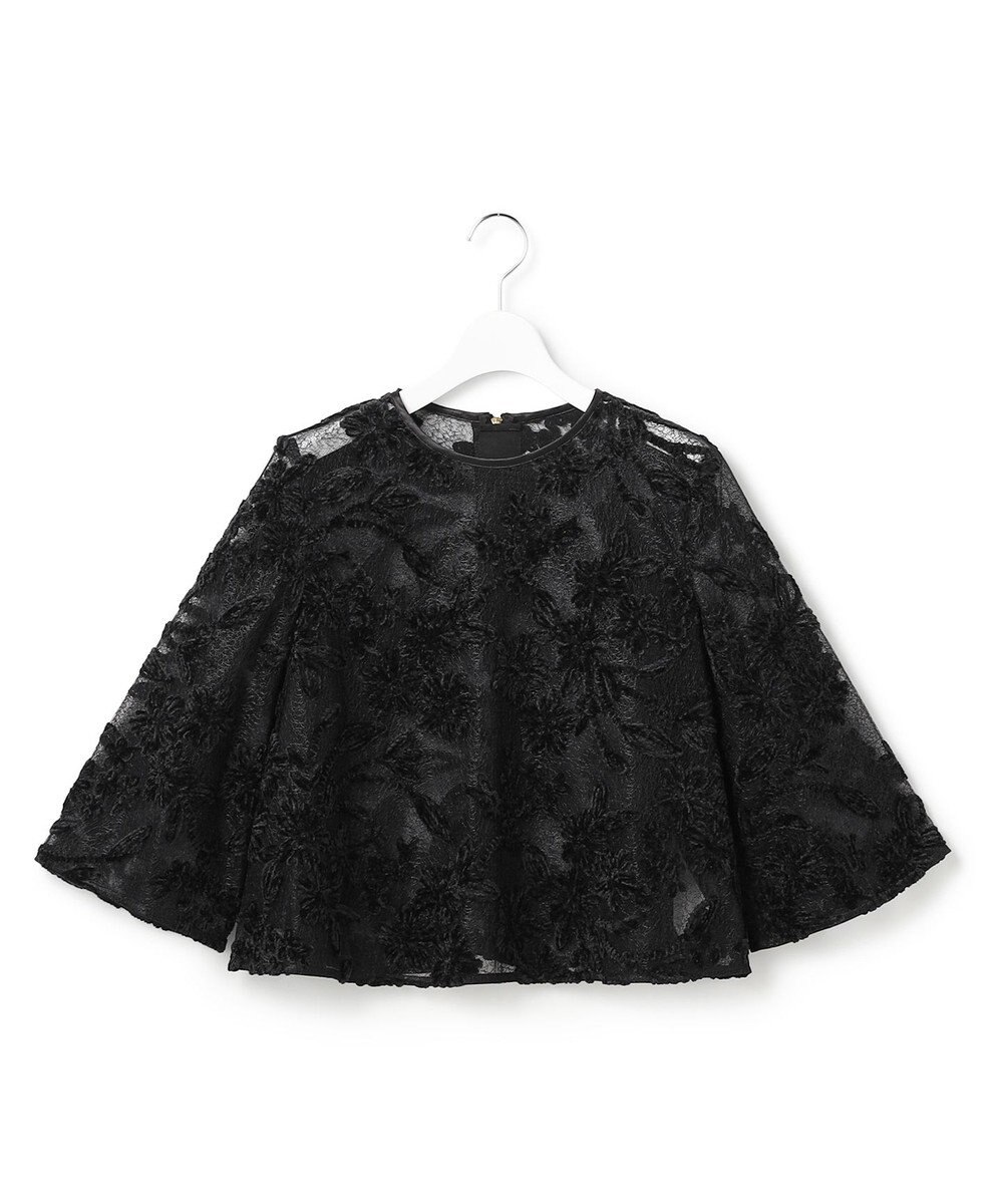 23区 【GOLD LABEL】フロッキーエンブロイダリー ブラウス 