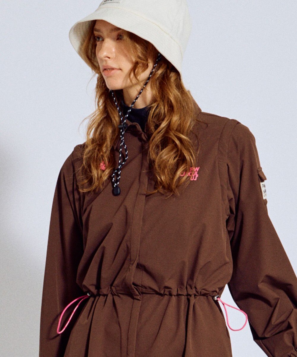 PW CIRCULUS 【着回し力2倍 / 2WAY】【WOMEN】袖2WAY デタッチャブルワンピース ゴルフウェア レディース 