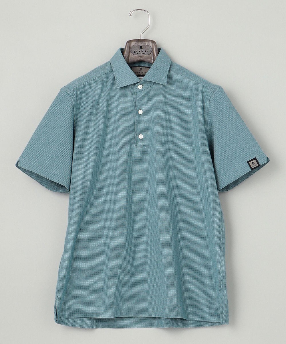 GOTAIRIKU 2年連続売上NO1【仕事で着られる】キレイめ 鹿の子ビズポロシャツ 
