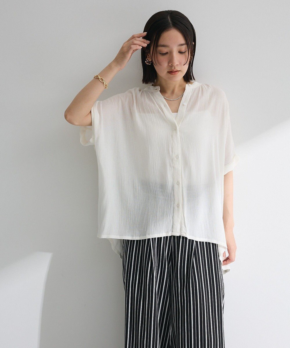 Green Parks Ｉ　レーヨンクレープブラウス 