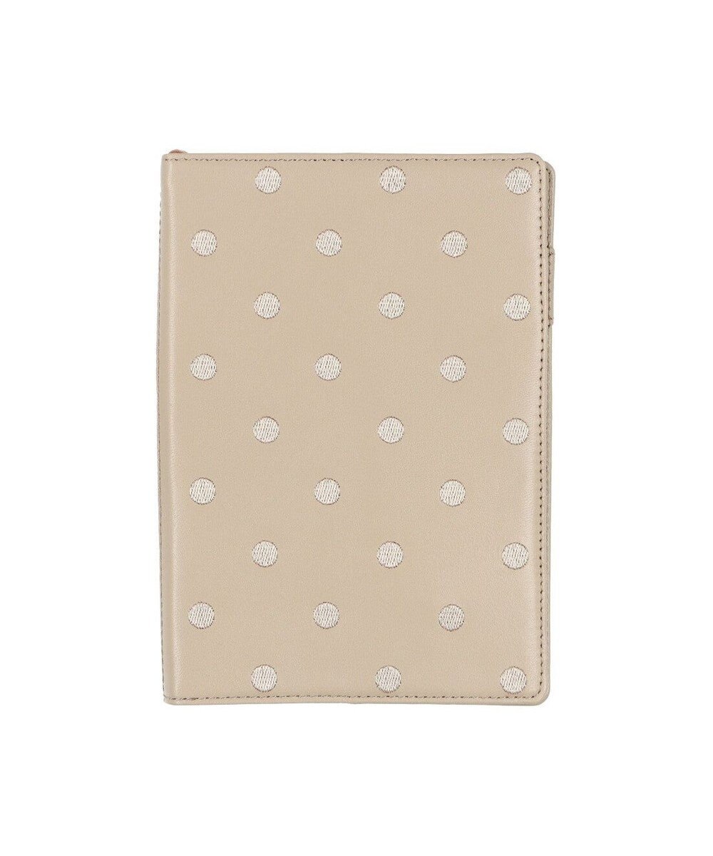 UNBILLION ペルケ perche / ドット刺繍A5手帳カバー 