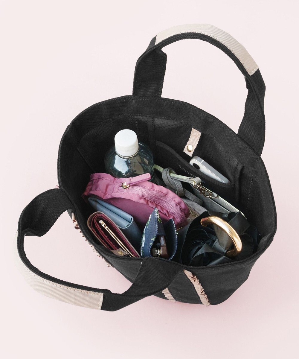 TOCCA 【八木アリサさん着用】TRILL TRIM CANVASTOTE キャンバストートバッグ 