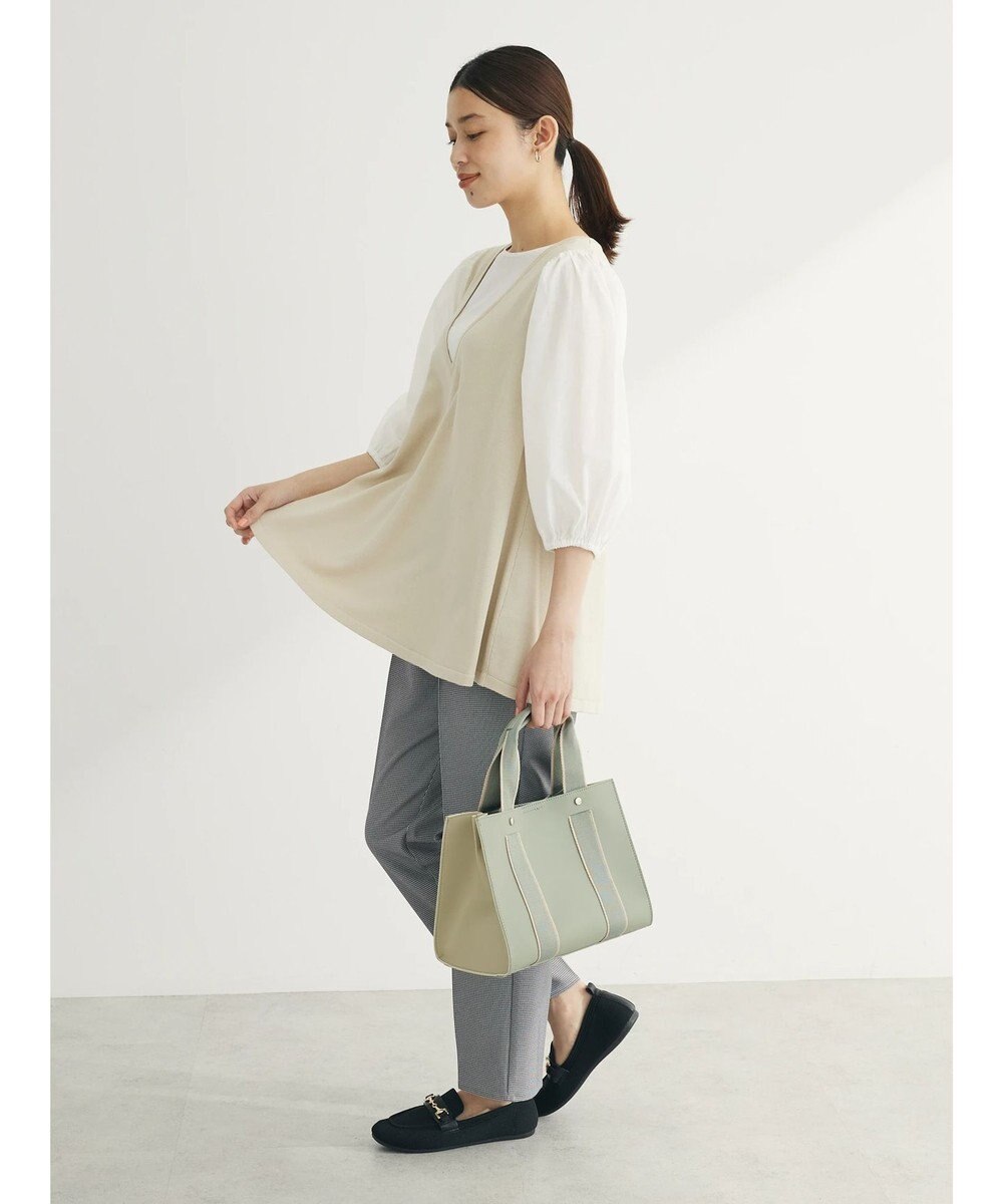 Green Parks ベスト風ドッキングニットプルオーバー 